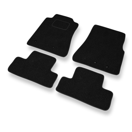 Alfombrillas de fieltro adecuadas para Ford Mustang V (2005-2014) - alfombras para coche - color negro