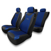 Fundas universales para asientos de coche para Nissan Pixo (2008-2013) - TR-BL