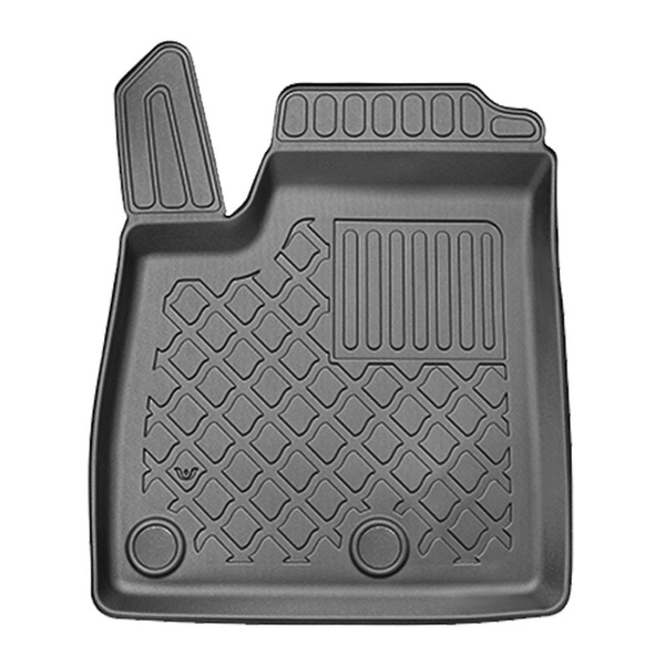 Conjunto de alfombrilla para maletero y alfombrillas para el interior del coche TPE para: Renault Austral Mild Hybrid SUV (12.2022-....) - 5 plazas; maletero superior (borde de carga del maletero igualado); suelo móvil en la posición superior