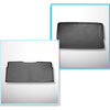 Conjunto de alfombrilla para maletero y alfombrillas para el interior del coche TPE para: Mercedes-Benz EQV 300 Furgonetaeta (10.2020-....) - versión larga (distancia entre ejes 3.200 mm; longitud del coche 5.140 mm); tras la tercera fila de asientos; sin