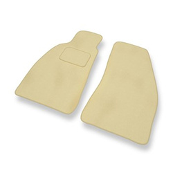 Alfombrillas de Velour adecuadas para Alfa Romeo GTV Coupé (1995-2006) - alfombras para coche - Premium color beige