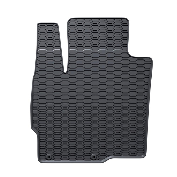 Alfombrillas de goma adecuadas para Citroen C-Crosser SUV (2007-2012) - alfombras para coche - negro - 4 unidades