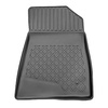 Conjunto de alfombrilla para maletero y alfombrillas para el interior del coche TPE para: Kia Niro II (SG2) Crossover (06.2022-....) - HEV Hybrid; EV (electric); maletero superior; suelo móvil en la posición superior; no adecuado para versión Plug-in híbr