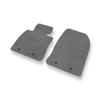 Alfombrillas de Velour adecuadas para Mazda 2 III Hatchback, Berlina (2014-2023) - alfombras para coche - Premium color gris