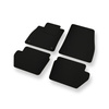 Alfombrillas de fieltro adecuadas para Ford Fiesta VIII Hatchback (2017-2023) - alfombras para coche - color negro