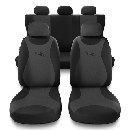Fundas universales para asientos de coche para Kia Rio I, II, III, IV (2000-2019) - TR-G1
