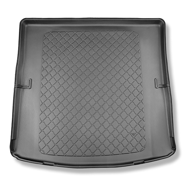 Alfombra para maletero adecuada para Ford Explorer VI Plug-in-Hybrid SUV (01.2020-....) - Protector maletero - Alfombrilla maletero antideslizante - 7 plazas; tras la 2ª fila de asientos (3a fila abatible)