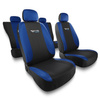 Fundas universales para asientos de coche para Opel Mokka A, B (2012-....) - TG-BL