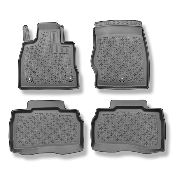 Alfombrillas de TPE adecuadas para Ford Explorer VI Plug-in-Hybrid SUV (01.2020-....) - alfombras para coche