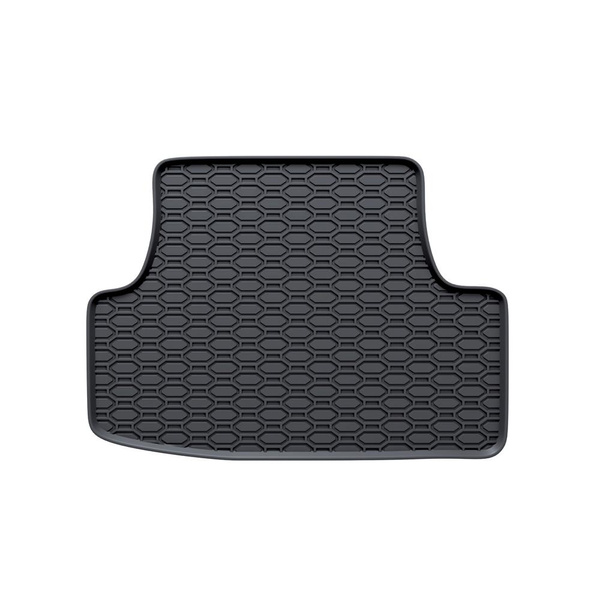 Alfombrillas de goma adecuadas para Audi Q2 SUV (2016-....) - alfombras para coche - negro - 4 unidades