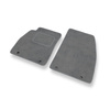 Alfombrillas de Velour adecuadas para Saab 9-5 II Berlina, SportCombi (2010-2012) - alfombras para coche - Premium color gris