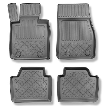 Alfombrillas de TPE adecuadas para BMW 3 F30 Berlina (01.2012-02.2019) - sin X-drive - alfombras para coche