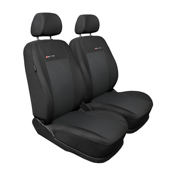 Fundas de asientos hechas a medida para Fiat Fiorino Furgonetaeta (2009-2016) solo asientos delanteros - E3