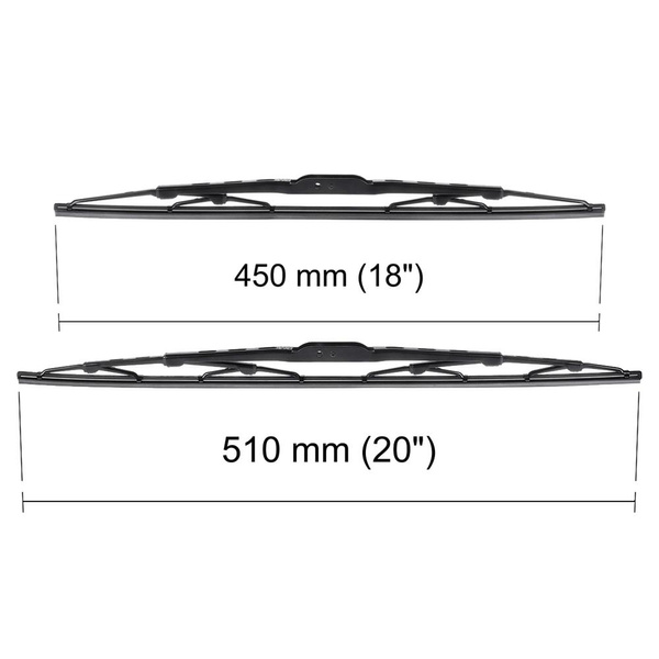 Escobillas limpiaparabrisas para la luna delantera para Suzuki Wagon R+ I, II Monovolumen (10.1995-08.2008) - escobillas estándar
