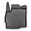Conjunto de alfombrilla para maletero y alfombrillas para el interior del coche TPE para: Mitsubishi Outlander III SUV (09.2012-2022) - 5 plazas; maletero inferior (con y sin subwoofer); no para la versión híbrida; sin tercera fila