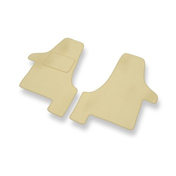 Alfombrillas de Velour adecuadas para Volkswagen Transporter T5 Furgoneta (2003-