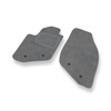 Alfombrillas de Velour adecuadas para Volvo XC70 II Crossover (2000-2007) - alfombras para coche - Premium color gris