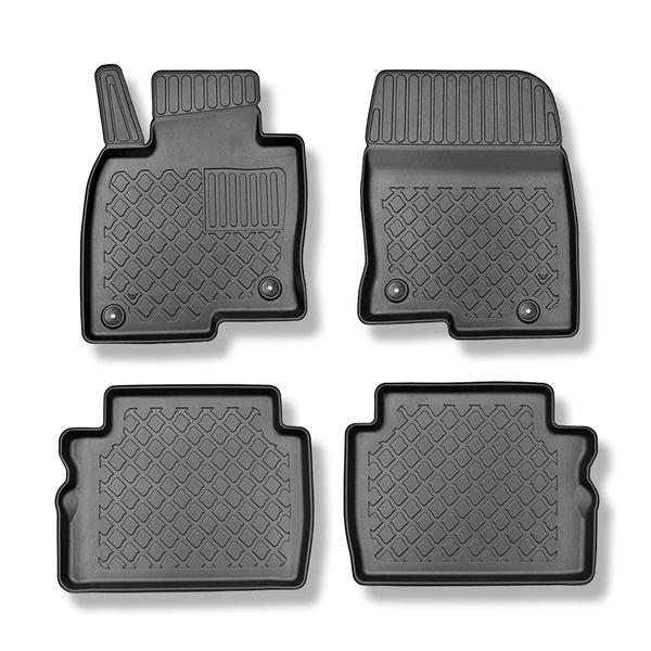 Alfombrillas de TPE adecuadas para Mazda CX-5 II SUV (07.2017-....) - alfombras para coche