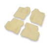 Alfombrillas de Velour adecuadas para Suzuki Jimny SUV (1998-....) - alfombras para coche - Premium color beige
