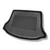 Alfombra para maletero adecuada para Volvo V40 II Hatchback (07.2012-07.2019) - Protector maletero - Alfombrilla maletero antideslizante - maletero inferior; sin piso doble en el maletero