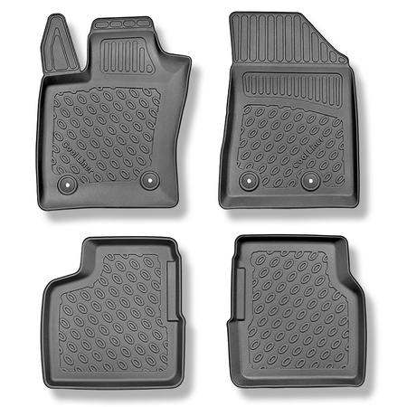 Alfombrillas de TPE adecuadas para Jeep Compass II MP 4xe Plug-in Hybrid SUV (07.2020-....) - alfombras para coche