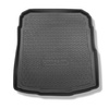 Alfombra para maletero adecuada para Volkswagen Passat B8 Berlina (12.2014-12.2021) - Protector maletero - Alfombrilla maletero antideslizante - parte inferior del maletero; con rueda de repuesto provisional o kit de reparación