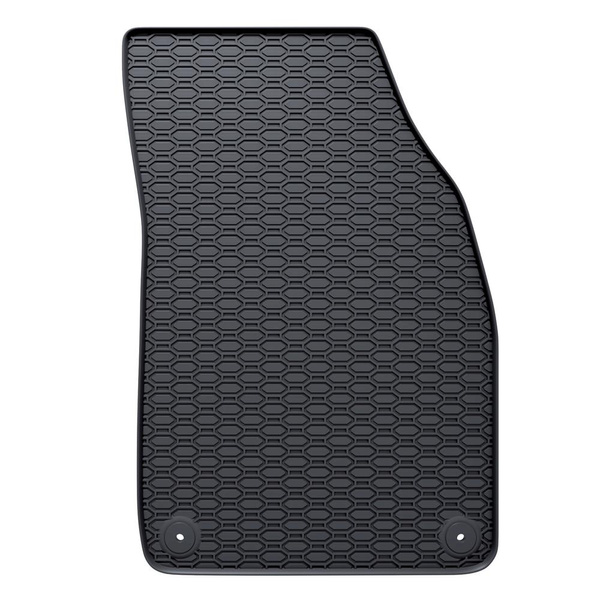 Alfombrillas de goma adecuadas para Skoda Enyaq iV SUV (2020-....) - alfombras para coche - negro - 4 unidades