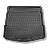Alfombra para maletero adecuada para Nissan X-Trail III T32 SUV (08.2014-....) - Protector maletero - Alfombrilla maletero antideslizante - 5 plazas; parte inferior del maletero (bajo base móvil)