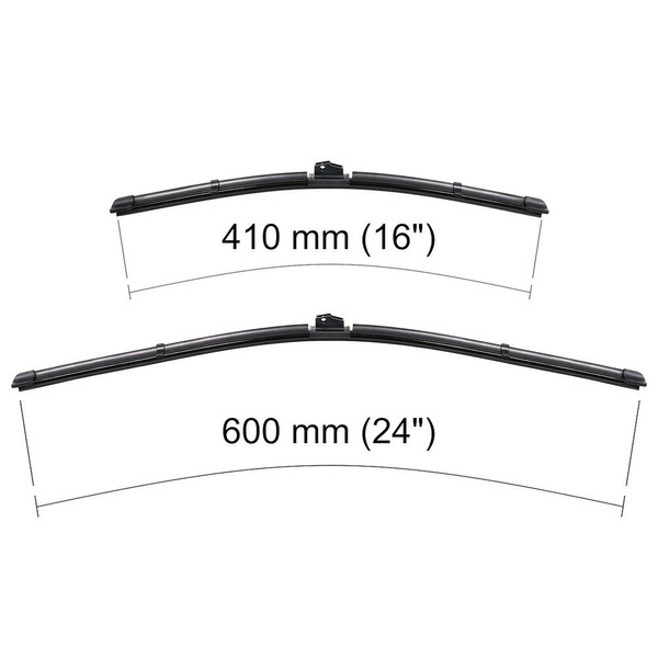 Escobillas limpiaparabrisas para la luna delantera para Skoda Rapid Liftback, Spaceback (07.2012-2021) - escobillas plana