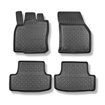 Alfombrillas de TPE adecuadas para Audi Q2 GA SUV (10.2016-....) - alfombras para coche