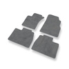 Alfombrillas de Velour adecuadas para Mercedes-Benz Classe M W163 SUV (1997-2005) - alfombras para coche - Premium color gris