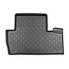 Conjunto de alfombrilla para maletero y alfombrillas para el interior del coche TPE para: Peugeot 5008 II SUV (07.2017-....) - 7 plazas; 3a fila abatible