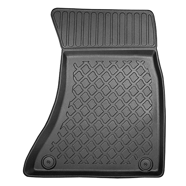 Conjunto de alfombrilla para maletero y alfombrillas para el interior del coche TPE para: Porsche Macan SUV (03.2014-06.2024) - también para modelos con carriles de sujeción