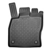 Conjunto de alfombrilla para maletero y alfombrillas para el interior del coche TPE para: Volkswagen Golf VIII Hatchback (12.2019-....) - maletero superior; suelo móvil en la posición superior; con la rueda de repuesto completa / con la rueda de repuesto
