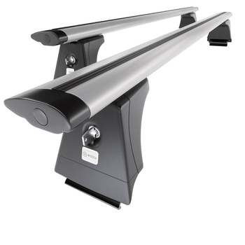 Portaequipajes de techo adecuadas para Volvo XC60 SUV (2008-2017) - baca plata p