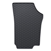 Alfombrillas de goma adecuadas para Skoda Citigo Hatchback (2011-2020) - alfombras para coche - negro - 4 unidades