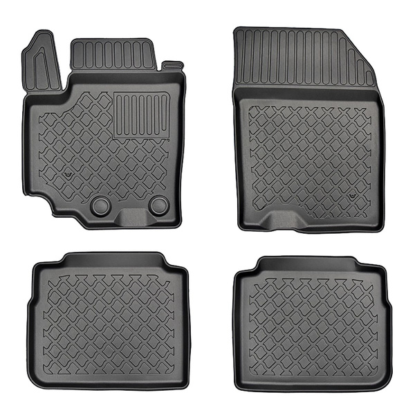 Alfombrillas de TPE adecuadas para Suzuki SX4 II S-Cross Crossover (09.2013-2019) - alfombras para coche