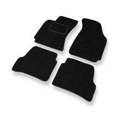 Alfombrillas de Velour adecuadas para Volkswagen Passat B5 Berlina, Variant (1996-2005) - alfombras para coche - Premium color negro