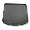 Alfombra para maletero adecuada para Volkswagen Touran I 1T Monovolumen (09.2010-08.2015) - Protector maletero - Alfombrilla maletero antideslizante - 7 plazas; 3a fila abatible
