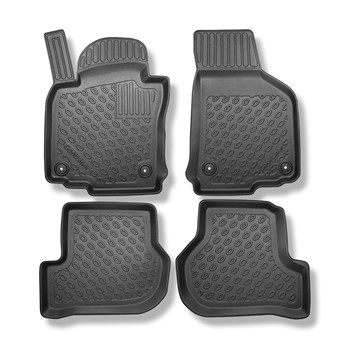 Alfombrillas de TPE adecuadas para Skoda Octavia II Liftback (03.2004-01.2013) - alfombras para coche