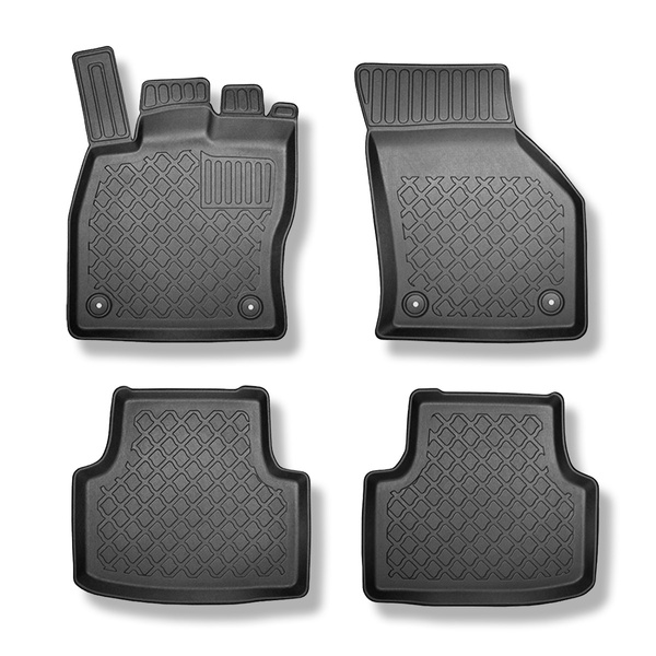 Alfombrillas de TPE adecuadas para Skoda Octavia III 5E Familiar (05.2013-05.2020) - alfombras para coche