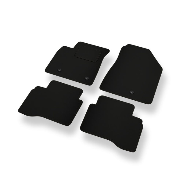 Alfombrillas de fieltro adecuadas para Kia Niro I Crossover (2016-2022) - alfombras para coche - color negro