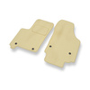 Alfombrillas de Velour adecuadas para Opel Meriva A Monovolumen (2002-2010) - alfombras para coche - Premium color beige