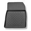 Conjunto de alfombrilla para maletero y alfombrillas para el interior del coche TPE para: Mitsubishi ASX II SUV (03.2023-....) - maletero superior; retirable en la posición más alta; no para E-Tech Full Hybrid