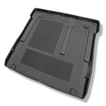 Alfombra para maletero adecuada para Fiat Scudo II Panorama Familiar (2007-2016) - Protector maletero - Alfombrilla maletero antideslizante - L2 (posibilidad de hacer orificios para la fijación de los asientos de la 3a fila)