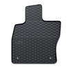 Alfombrillas de goma adecuadas para Skoda Superb III Familiar, Liftback (2015-2023) - alfombras para coche - negro - 4 unidades
