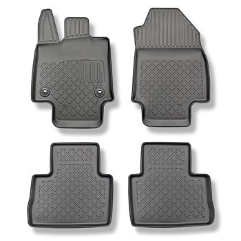 Alfombrillas de TPE adecuadas para Toyota RAV4 V SUV (01.2019-....) - también híbrido; con transmisión automática - alfombras para coche