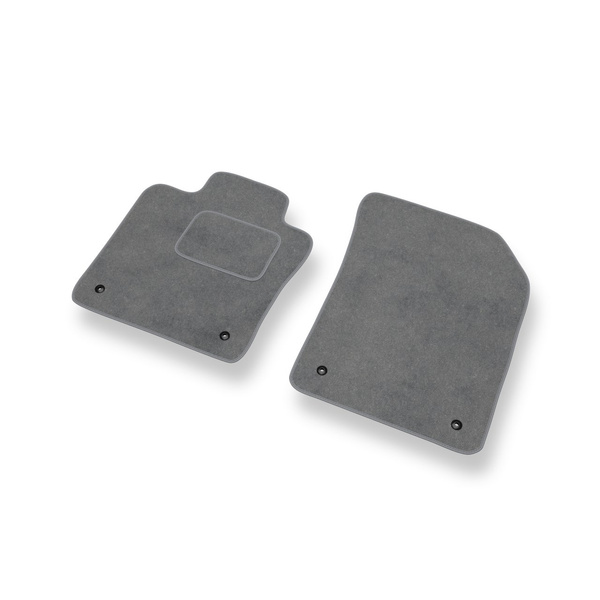 Alfombrillas de Velour adecuadas para Volvo XC60 II SUV (2017-....) - alfombras para coche - Premium color gris