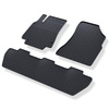 Alfombrillas de goma adecuadas para Peugeot Partner (2008-2018) - alfombras para coche