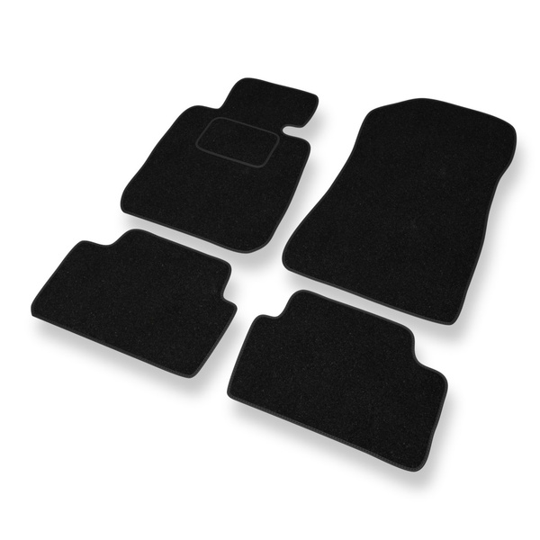 Alfombrillas de fieltro adecuadas para BMW 1 E81/E87 Coupé, Hatchback (2004-2013) - alfombras para coche - color negro